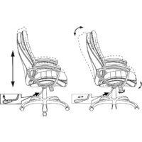 Офисное кресло Бюрократ T-9950LT (коричневый) - Превью изображения №5 — Интернет-магазин ПроЗаказ