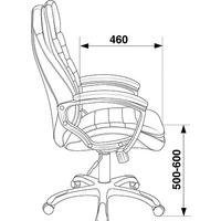Офисное кресло Бюрократ T-9950LT (коричневый) - Превью изображения №6 — Интернет-магазин ПроЗаказ