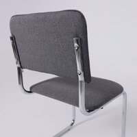 Офисный стул AksHome Славия Leto 68 (темно-серая ткань/хром) - Превью изображения №10 — Интернет-магазин ПроЗаказ