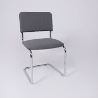 Офисный стул AksHome Славия Leto 68 (темно-серая ткань/хром) - Превью изображения №8 — Интернет-магазин ПроЗаказ