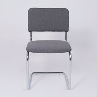 Офисный стул AksHome Славия Leto 68 (темно-серая ткань/хром) - Превью изображения №7 — Интернет-магазин ПроЗаказ