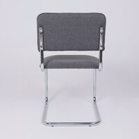 Офисный стул AksHome Славия Leto 68 (темно-серая ткань/хром) - Превью изображения №4 — Интернет-магазин ПроЗаказ