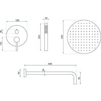 Душевая система  Rea Argon REA-P7810 - Превью изображения №3 — Интернет-магазин ПроЗаказ