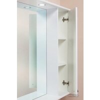  Onika Шкаф с зеркалом Эльбрус 80.02 правый (белый) [208022] - Превью изображения №2 — Интернет-магазин ПроЗаказ