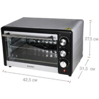 Мини-печь Oursson MO1801/BL - Превью изображения №3 — Интернет-магазин ПроЗаказ