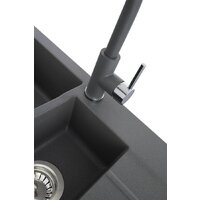 Кухонная мойка Kernau KGS A 6079 1.5B1D Grey Metallic - Превью изображения №6 — Интернет-магазин ПроЗаказ
