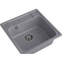 Кухонная мойка GranFest QUARZ GF-Z48 (темно-серый) - Превью изображения №2 — Интернет-магазин ПроЗаказ