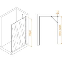 Душевая стенка RGW WA-110W 351011012-15 120 (белый/прозрачное стекло) - Превью изображения №2 — Интернет-магазин ПроЗаказ