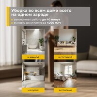 Вертикальный моющий пылесос Deerma DEM-VX900W - Превью изображения №6 — Интернет-магазин ПроЗаказ