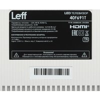 Телевизор Leff 40F691T - Превью изображения №6 — Интернет-магазин ПроЗаказ