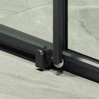 Душевая дверь MaybahGlass 195x120 MGD-1276-6 (бесцветный/черный) - Превью изображения №6 — Интернет-магазин ПроЗаказ