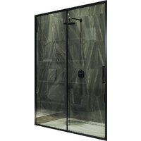 Душевая дверь MaybahGlass 195x120 MGD-1276-6 (бесцветный/черный) - Превью изображения №1 — Интернет-магазин ПроЗаказ