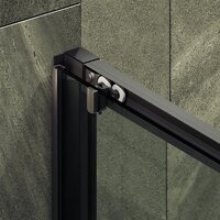 Душевая дверь MaybahGlass 195x120 MGD-1276-6 (бесцветный/черный) - Превью изображения №7 — Интернет-магазин ПроЗаказ