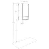  Акватон Шкаф с зеркалом Сканди 45 1A252002SD010 - Превью изображения №3 — Интернет-магазин ПроЗаказ