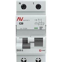 Дифференциальный автомат EKF Averes DVA-6 2P 20А 30мА (C) 6кА тип A rcbo6-1pn-20C-30-a-av - Превью изображения №3 — Интернет-магазин ПроЗаказ