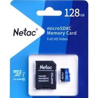 Карта памяти Netac P500 Standard 128GB NT02P500STN-128G-R + адаптер - Превью изображения №2 — Интернет-магазин ПроЗаказ