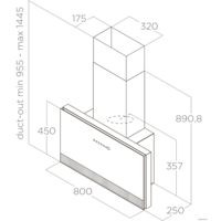 Кухонная вытяжка Elica Super Plat GR/F/80 PRF0165017 - Превью изображения №5 — Интернет-магазин ПроЗаказ