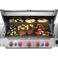 Газовый гриль для дачи Napoleon Prestige 665 Connected RSIB P665VXRSIBPSS-PL - Превью изображения №4 — Интернет-магазин ПроЗаказ