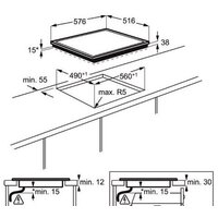Варочная панель Electrolux EHF16240XK - Превью изображения №3 — Интернет-магазин ПроЗаказ