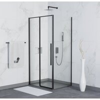 Душевой уголок RGW SV-42B (SV-12B + Z-050-2B) 32324284-014 140x80 (черный/прозрачное стекло) - Превью изображения №1 — Интернет-магазин ПроЗаказ