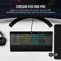 Клавиатура Corsair K55 RGB Pro (нет кириллицы) - Превью изображения №12 — Интернет-магазин ПроЗаказ