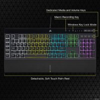 Клавиатура Corsair K55 RGB Pro (нет кириллицы) - Превью изображения №11 — Интернет-магазин ПроЗаказ