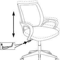 Офисное кресло Бюрократ CH-W695NLT (розовый) - Превью изображения №6 — Интернет-магазин ПроЗаказ