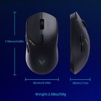 Игровая мышь Rapoo VT1 Pro Max (черный) - Превью изображения №4 — Интернет-магазин ПроЗаказ