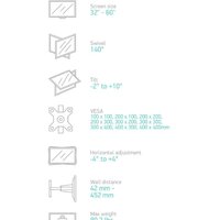 Кронштейн для телевизора Onkron M5 (белый) - Превью изображения №5 — Интернет-магазин ПроЗаказ