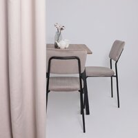 Кухонный стол Мамадома Tirk radial-94 раздвижной 94-126х64 (дуб веллингтон/черный) - Превью изображения №3 — Интернет-магазин ПроЗаказ