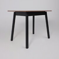 Кухонный стол Мамадома Tirk radial-94 раздвижной 94-126х64 (дуб веллингтон/черный) - Превью изображения №8 — Интернет-магазин ПроЗаказ