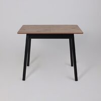 Кухонный стол Мамадома Tirk radial-94 раздвижной 94-126х64 (дуб веллингтон/черный) - Превью изображения №19 — Интернет-магазин ПроЗаказ