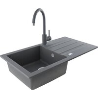 Кухонная мойка Kernau KGS A 50 1B1D Grey Metallic - Превью изображения №3 — Интернет-магазин ПроЗаказ