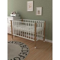 Классическая детская кроватка СКВ-Компани 3190111-6 (белый бук) - Превью изображения №3 — Интернет-магазин ПроЗаказ