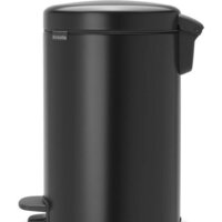 Мусорное ведро Brabantia Pedal Bin NewIcon 12 л (черный матовый) - Превью изображения №2 — Интернет-магазин ПроЗаказ