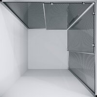 Душевой уголок Niagara Nova NG-4622-34 80x80x195 (хром/рифленое стекло) - Превью изображения №7 — Интернет-магазин ПроЗаказ