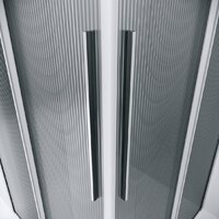 Душевой уголок Niagara Nova NG-4622-34 80x80x195 (хром/рифленое стекло) - Превью изображения №2 — Интернет-магазин ПроЗаказ