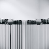 Душевой уголок Niagara Nova NG-4622-34 80x80x195 (хром/рифленое стекло) - Превью изображения №4 — Интернет-магазин ПроЗаказ