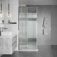 Душевой уголок Niagara Nova NG-4622-34 80x80x195 (хром/рифленое стекло) - Превью изображения №11 — Интернет-магазин ПроЗаказ