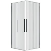 Niagara Nova NG-4622-34 80x80x195 (хром/рифленое стекло)