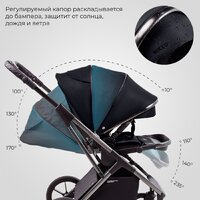 Универсальная коляска Sweet Baby Rocco 2в1 (черный) - Превью изображения №13 — Интернет-магазин ПроЗаказ