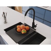 Смеситель Cersanit Cомо однорычажный 68243 (черный) - Превью изображения №12 — Интернет-магазин ПроЗаказ