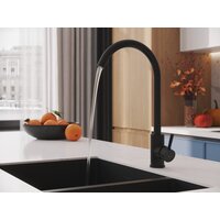 Смеситель Cersanit Cомо однорычажный 68243 (черный) - Превью изображения №11 — Интернет-магазин ПроЗаказ