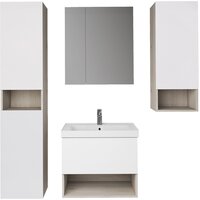  Dreja Шкаф-полупенал Perfecto 99.0815 (дуб эврика/белый глянец) - Превью изображения №2 — Интернет-магазин ПроЗаказ