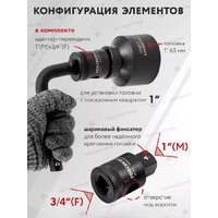 Набор головок слесарных ForceKraft FK-6154-5MPB(58241) - Превью изображения №9 — Интернет-магазин ПроЗаказ