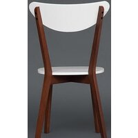 Стул TetChair Maxi жесткое сиденье (белый/бук коричневый) - Превью изображения №5 — Интернет-магазин ПроЗаказ