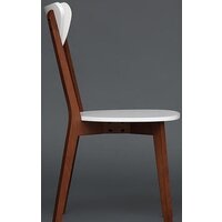 Стул TetChair Maxi жесткое сиденье (белый/бук коричневый) - Превью изображения №4 — Интернет-магазин ПроЗаказ