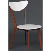 Стул TetChair Maxi жесткое сиденье (белый/бук коричневый) - Превью изображения №2 — Интернет-магазин ПроЗаказ