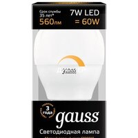 Светодиодная лампочка Gauss Globe-dim E27 7 Вт 3000 К 105102107-D - Превью изображения №2 — Интернет-магазин ПроЗаказ