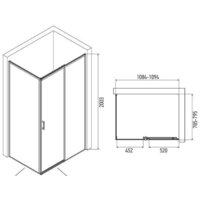 Душевая стенка Alex Baitler SG61C80 80x200 - Превью изображения №4 — Интернет-магазин ПроЗаказ